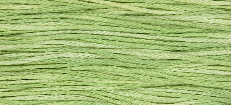 Wasabi #1120 by Weeks Dye Works- 5 yds Hand-Dyed, 6 Strand 100% Cotton Cross Stitch Embroidery Floss