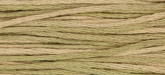 Straw #1121 by Weeks Dye Works- 5 yds Hand-Dyed, 6 Strand 100% Cotton Cross Stitch Embroidery Floss