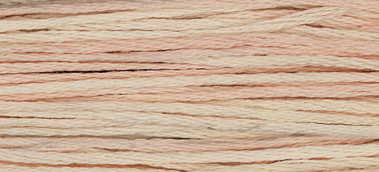 Peach Fuzz #1129 by Weeks Dye Works- 5 yds Hand-Dyed, 6 Strand 100% Cotton Cross Stitch Embroidery Floss