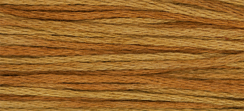 Pecan #1228 by Weeks Dye Works- 5 yds Hand-Dyed, 6 Strand 100% Cotton Cross Stitch Embroidery Floss