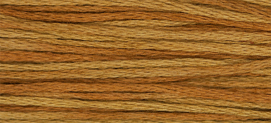 Pecan #1228 by Weeks Dye Works- 5 yds Hand-Dyed, 6 Strand 100% Cotton Cross Stitch Embroidery Floss