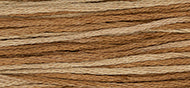 Cappuccino #1238 by Weeks Dye Works- 5 yds Hand-Dyed, 6 Strand 100% Cotton Cross Stitch Embroidery Floss