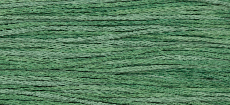 Verdigris #1280 by Weeks Dye Works- 5 yds Hand-Dyed, 6 Strand 100% Cotton Cross Stitch Embroidery Floss