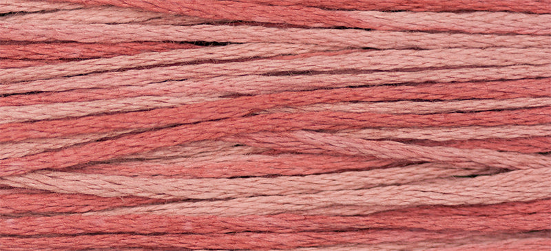 Red Pear #1332 by Weeks Dye Works- 5 yds Hand-Dyed, 6 Strand 100% Cotton Cross Stitch Embroidery Floss
