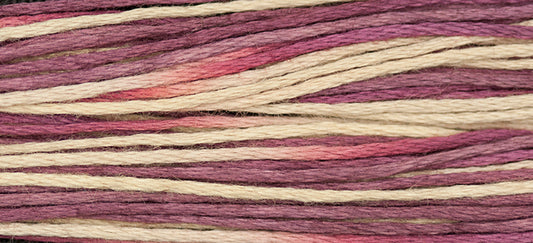 Raspberry Tart #1337 by Weeks Dye Works- 5 yds Hand-Dyed, 6 Strand 100% Cotton Cross Stitch Embroidery Floss