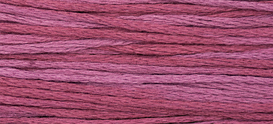 Boysenberry #1343 by Weeks Dye Works- 5 yds Hand-Dyed, 6 Strand 100% Cotton Cross Stitch Embroidery Floss