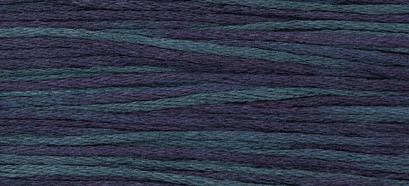 Fathom #2102 by Weeks Dye Works- 5 yds Hand-Dyed, 6 Strand 100% Cotton Cross Stitch Embroidery Floss