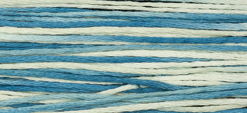 Santorini #2106 by Weeks Dye Works- 5 yds Hand-Dyed, 6 Strand 100% Cotton Cross Stitch Embroidery Floss