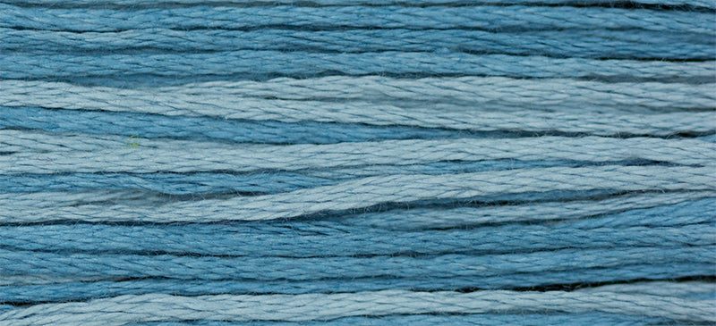 Sky #2111 by Weeks Dye Works- 5 yds Hand-Dyed, 6 Strand 100% Cotton Cross Stitch Embroidery Floss
