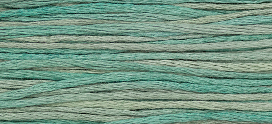 Blue Fescue #2116 by Weeks Dye Works- 5 yds Hand-Dyed, 6 Strand 100% Cotton Cross Stitch Embroidery Floss