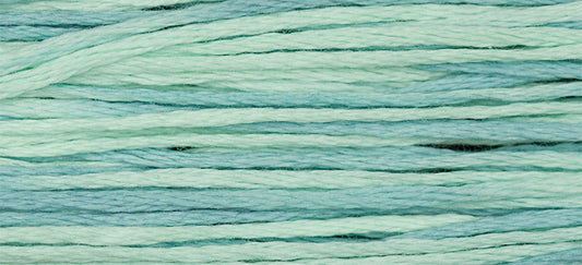 Aqua #2131 by Weeks Dye Works- 5 yds Hand-Dyed, 6 Strand 100% Cotton Cross Stitch Embroidery Floss