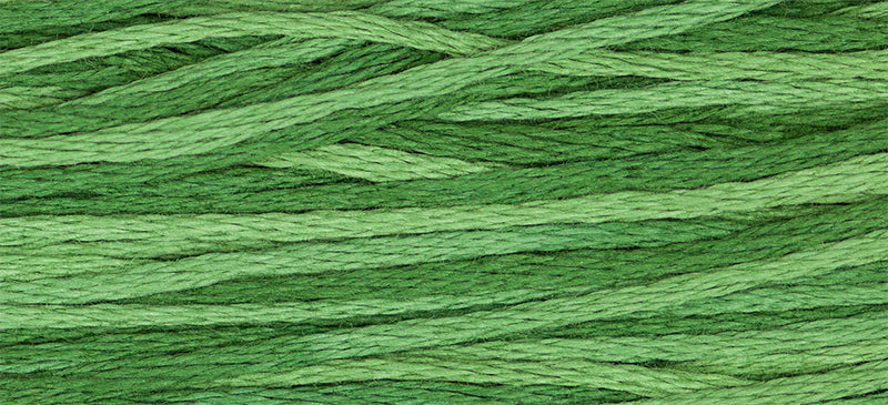 Monkey Grass #2168 by Weeks Dye Works- 5 yds Hand-Dyed, 6 Strand 100% Cotton Cross Stitch Embroidery Floss