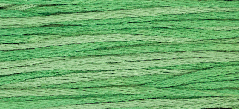 Emerald #2171 by Weeks Dye Works- 5 yds Hand-Dyed, 6 Strand 100% Cotton Cross Stitch Embroidery Floss