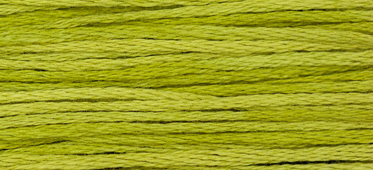 Grasshopper #2205 by Weeks Dye Works- 5 yds Hand-Dyed, 6 Strand 100% Cotton Cross Stitch Embroidery Floss