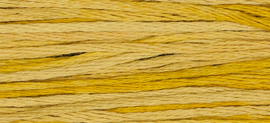 Gold #2221 by Weeks Dye Works- 5 yds Hand-Dyed, 6 Strand 100% Cotton Cross Stitch Embroidery Floss