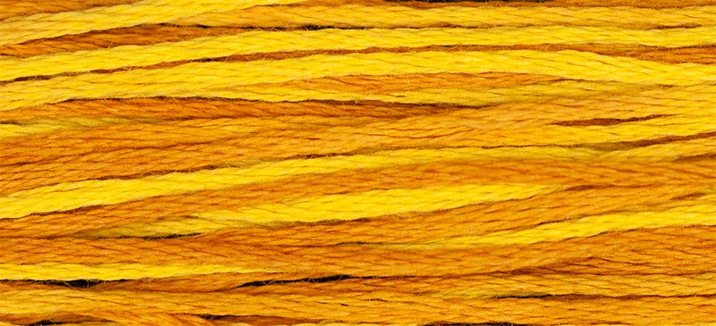 Marigold #2225 by Weeks Dye Works- 5 yds Hand-Dyed, 6 Strand 100% Cotton Cross Stitch Embroidery Floss