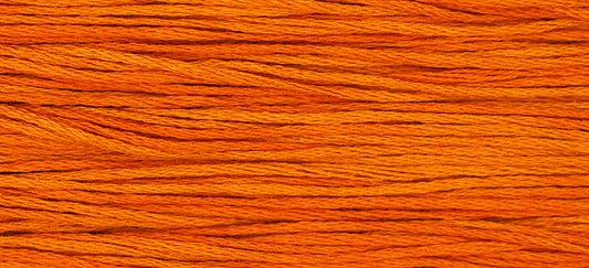 Persimmon #2230a by Weeks Dye Works- 5 yds Hand-Dyed, 6 Strand 100% Cotton Cross Stitch Embroidery Floss