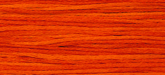 Blaze #2235 by Weeks Dye Works- 5 yds Hand-Dyed, 6 Strand 100% Cotton Cross Stitch Embroidery Floss