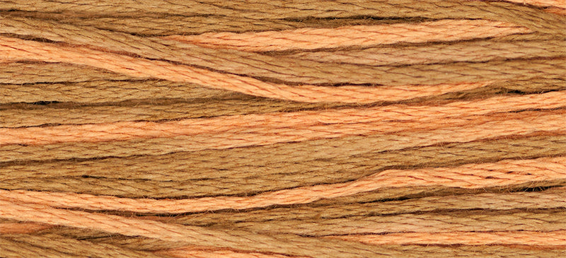 Copper #2236 by Weeks Dye Works- 5 yds Hand-Dyed, 6 Strand 100% Cotton Cross Stitch Embroidery Floss