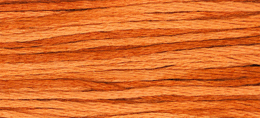 Sweet Potato #2238 by Weeks Dye Works- 5 yds Hand-Dyed, 6 Strand 100% Cotton Cross Stitch Embroidery Floss