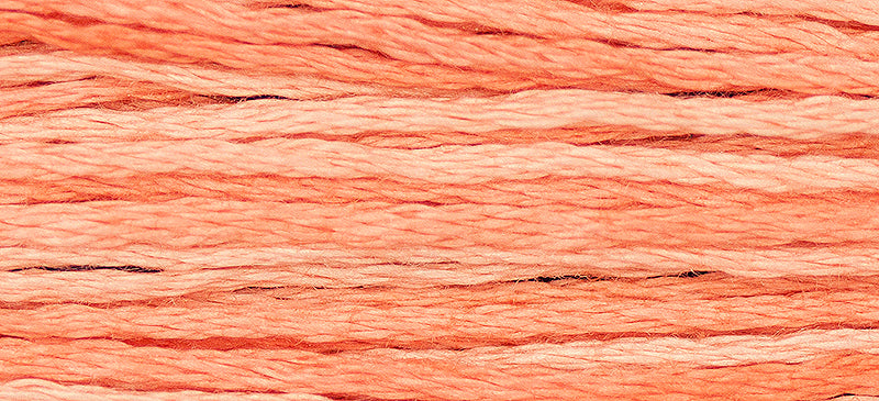 Cantaloupe #2243 by Weeks Dye Works- 5 yds Hand-Dyed, 6 Strand 100% Cotton Cross Stitch Embroidery Floss