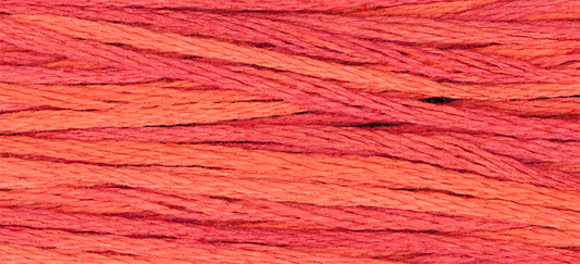 Grapefruit #2245 by Weeks Dye Works- 5 yds Hand-Dyed, 6 Strand 100% Cotton Cross Stitch Embroidery Floss