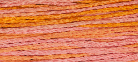 Sunset #2246 by Weeks Dye Works- 5 yds Hand-Dyed, 6 Strand 100% Cotton Cross Stitch Embroidery Floss