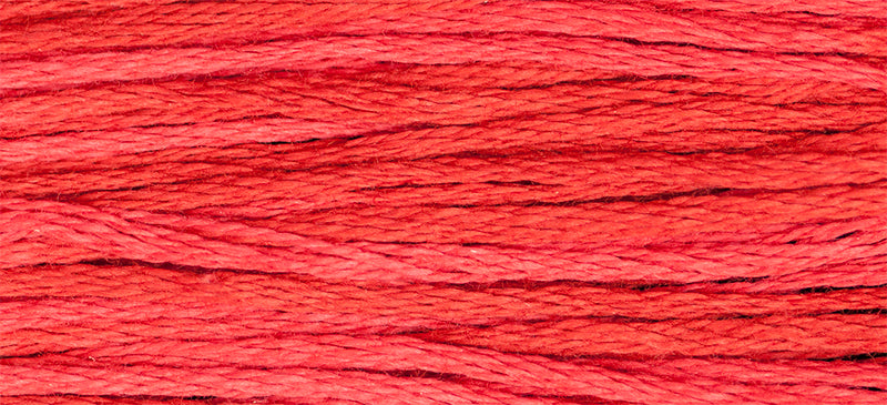 Louisiana Hot Sauce #2266a by Weeks Dye Works- 5 yds Hand-Dyed, 6 Strand 100% Cotton Cross Stitch Embroidery Floss
