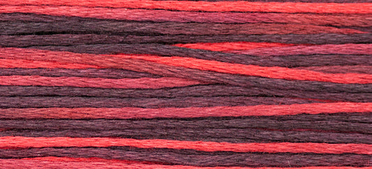 Ladybug #2267 by Weeks Dye Works- 5 yds Hand-Dyed, 6 Strand 100% Cotton Cross Stitch Embroidery Floss