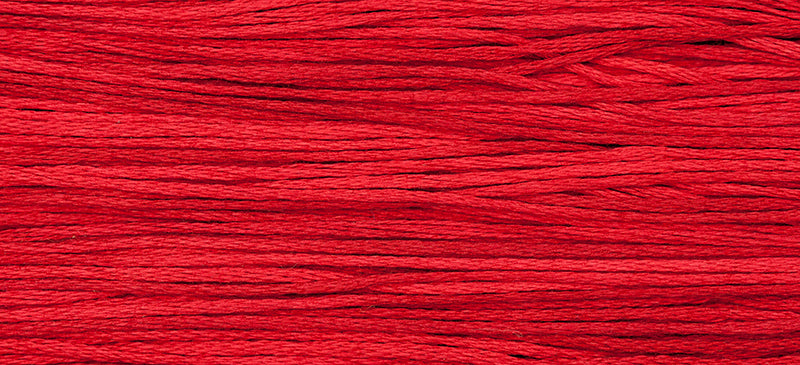 Candy Apple #2268a by Weeks Dye Works- 5 yds Hand-Dyed, 6 Strand 100% Cotton Cross Stitch Embroidery Floss