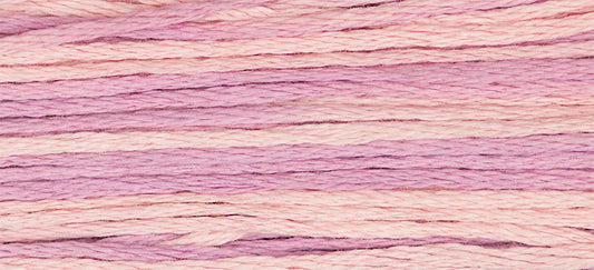 Sweetheart Rose #2279 by Weeks Dye Works- 5 yds Hand-Dyed, 6 Strand 100% Cotton Cross Stitch Embroidery Floss