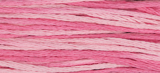 Emma's Pink #2280 by Weeks Dye Works- 5 yds Hand-Dyed, 6 Strand 100% Cotton Cross Stitch Embroidery Floss