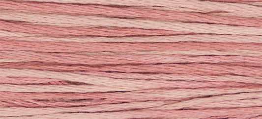 Charlotte's Pink #2282 by Weeks Dye Works- 5 yds Hand-Dyed, 6 Strand 100% Cotton Cross Stitch Embroidery Floss