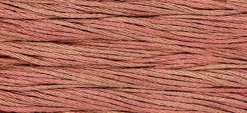 Pink Sand #2285 by Weeks Dye Works- 5 yds Hand-Dyed, 6 Strand 100% Cotton Cross Stitch Embroidery Floss