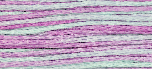 Blue Aster #2306 by Weeks Dye Works- 5 yds Hand-Dyed, 6 Strand 100% Cotton Cross Stitch Embroidery Floss