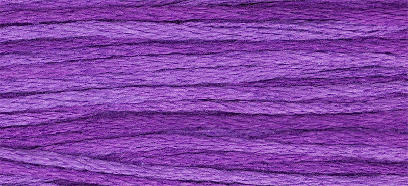 Purple Majesty #2329 by Weeks Dye Works- 5 yds Hand-Dyed, 6 Strand 100% Cotton Cross Stitch Embroidery Floss