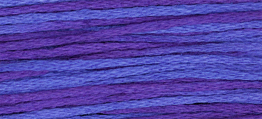 Purple Rain #2338 by Weeks Dye Works- 5 yds Hand-Dyed, 6 Strand 100% Cotton Cross Stitch Embroidery Floss