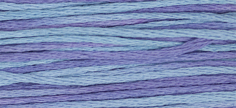 Dutch Iris #2342 by Weeks Dye Works- 5 yds Hand-Dyed, 6 Strand 100% Cotton Cross Stitch Embroidery Floss