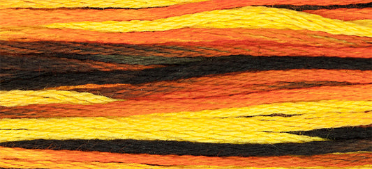 Trick or Treat #4101 by Weeks Dye Works- 5 yds Hand-Dyed, 6 Strand 100% Cotton Cross Stitch Embroidery Floss