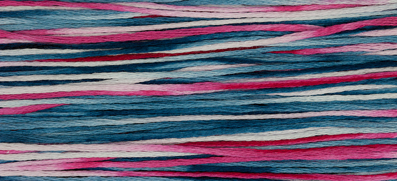 Independence #4119 by Weeks Dye Works- 5 yds Hand-Dyed, 6 Strand 100% Cotton Cross Stitch Embroidery Floss