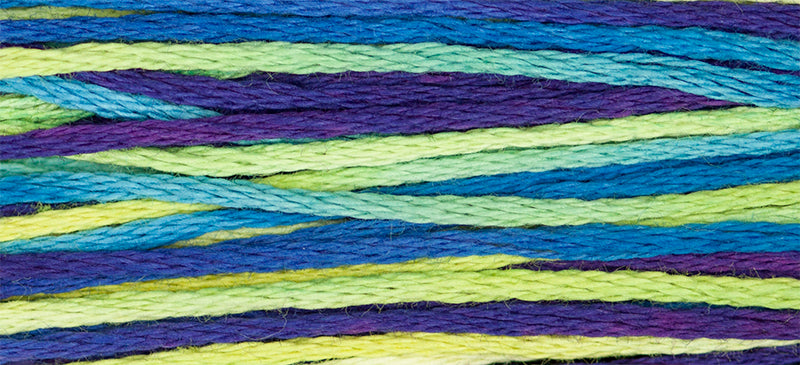Mermaid #4127 by Weeks Dye Works- 5 yds Hand-Dyed, 6 Strand 100% Cotton Cross Stitch Embroidery Floss