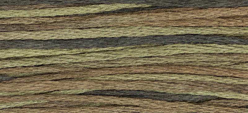 Swamp Water #4129 by Weeks Dye Works- 5 yds Hand-Dyed, 6 Strand 100% Cotton Cross Stitch Embroidery Floss