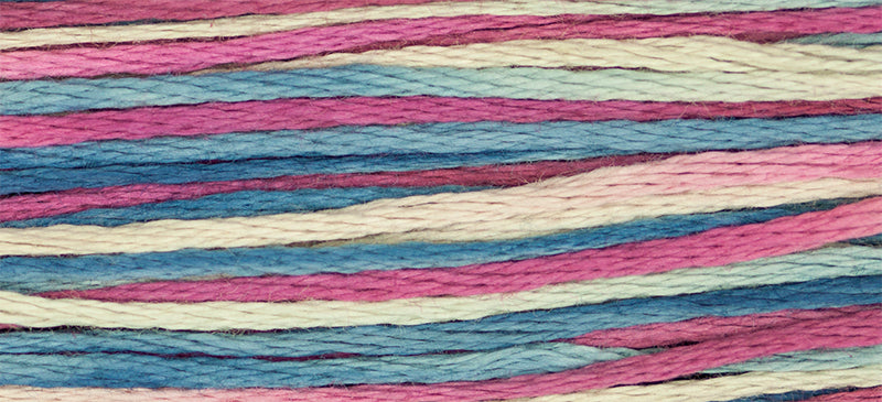 Old Glory #4133 by Weeks Dye Works- 5 yds Hand-Dyed, 6 Strand 100% Cotton Cross Stitch Embroidery Floss