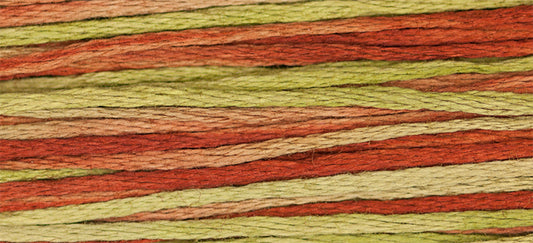 Tobacco Road #4155 by Weeks Dye Works- 5 yds Hand-Dyed, 6 Strand 100% Cotton Cross Stitch Embroidery Floss