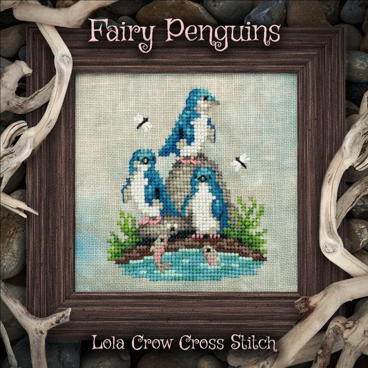 Pre-Order - Fairy Penguins - Lola Crow Cross Stitch