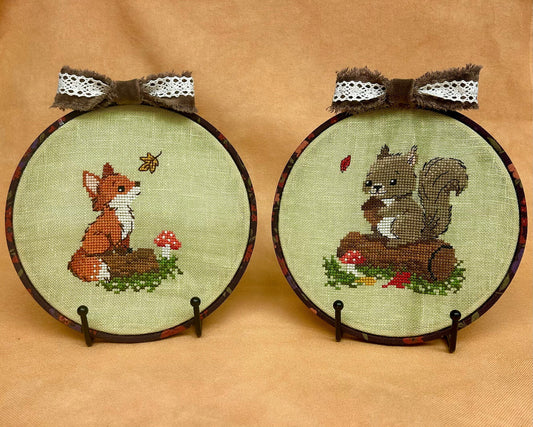 Pre-Order - Li'l Critters: Li'l Fox and Li'l Squirrel by The Stitchin' Kitten Designs