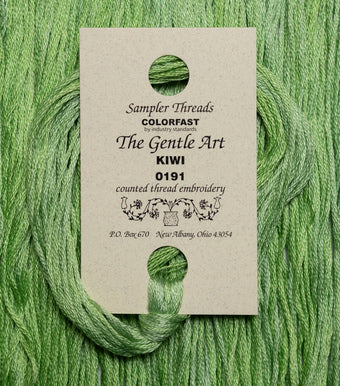 Kiwi #0191 Sampler Threads by The Gentle Art