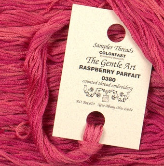 Raspberry Parfait #0380 Sampler Threads by The Gentle Art