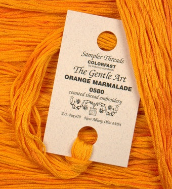 Orange Marmalade #0580 Sampler Threads by The Gentle Art