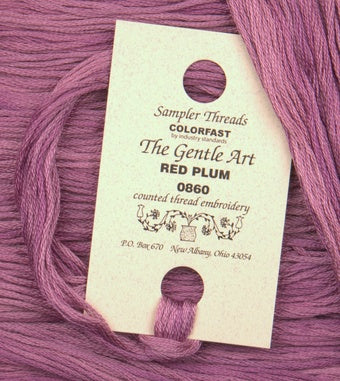 Red Plum #0860 Sampler Threads by The Gentle Art